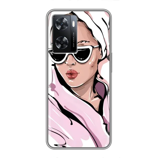 Чехол с рисунком «Девушка в халате» для OPPO A77 Чехол с рисунком «Девушка в халате» для OPPO A77