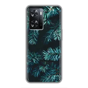 Чехол Новогодняя Елка на Oppo A77 (Ель)