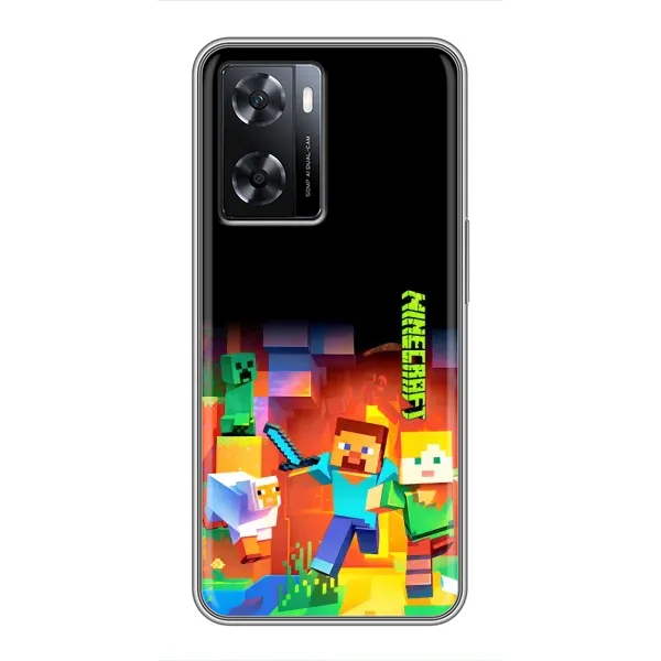 Чехол с рисунком «Герой Майнкрафт» для OPPO A77 Чехол с рисунком «Герой Майнкрафт» для OPPO A77