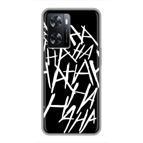Чехол с рисунком «Хахаха» для OPPO A77