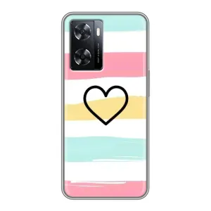 Чохли з тематикою "Маленькі Сердчеки" на Oppo A77 (Гарне сердечко)