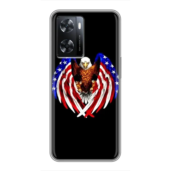 Чехол с рисунком «Крылья США» для OPPO A77