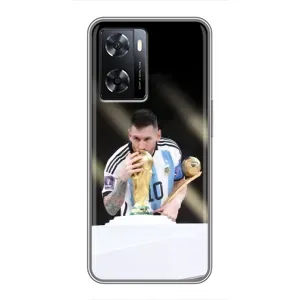 Чохли Лео Мессі Аргентина для Oppo A77 (Кубок Світу)