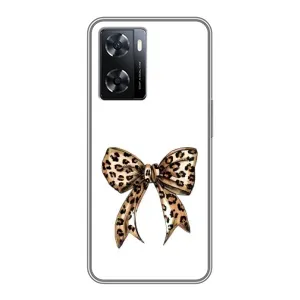 Чохол банти для Oppo A77 (Леопардовий бант)