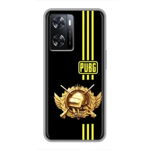 Чохол (TPU) з картинкою "Лого Пабг" на Оппо А77 (Логотип PUPG)