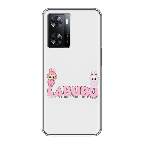 Чехол с рисунком «Логотип Лабубу» для OPPO A77
