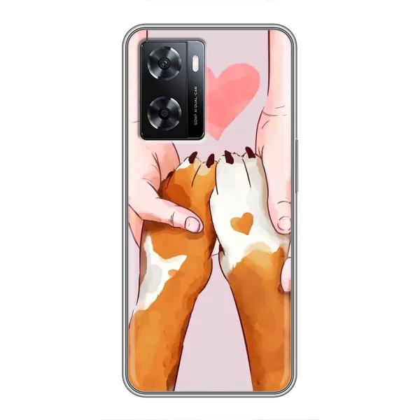 Чехол с рисунком «Любовь к собакам» для OPPO A77 Чехол с рисунком «Любовь к собакам» для OPPO A77