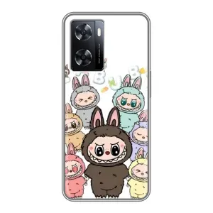 Чехол с принтом Лабубу для Oppo A77 (Маленькие Лабубу)