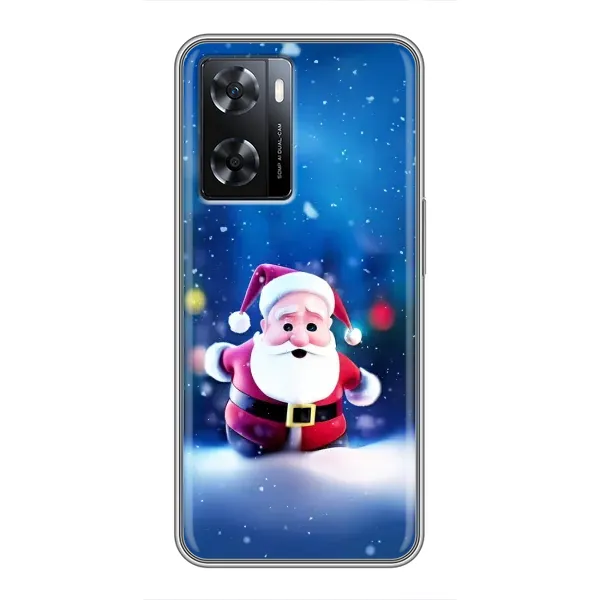 Чехол с рисунком «Маленький Дед Мороз» для OPPO A77