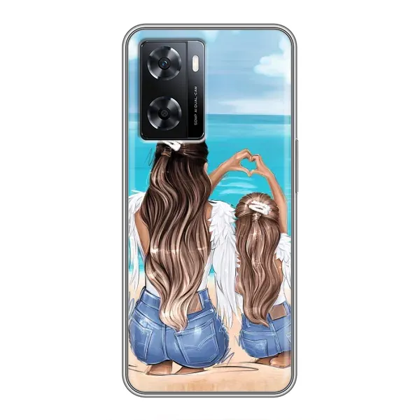 Чехол с рисунком «Мама и дочь» для OPPO A77 Чехол с рисунком «Мама и дочь» для OPPO A77