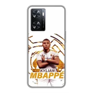 Чохол (TPU) з Футболістом на Oppo A77 (Мбаппе Реал)