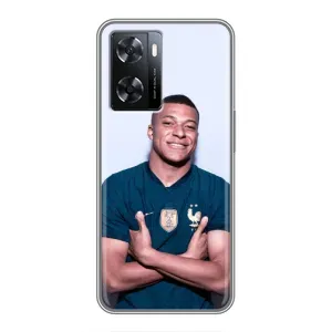 Чохол (TPU) з Футболістом на Oppo A77 (Мбаппешичка)