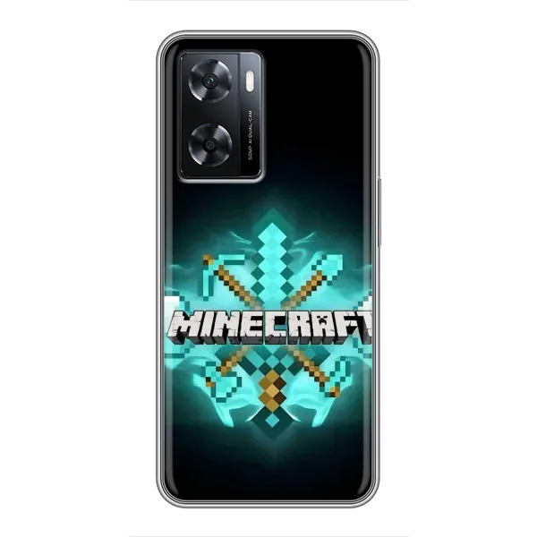 Чехол с рисунком «MineCraft 2» для OPPO A77