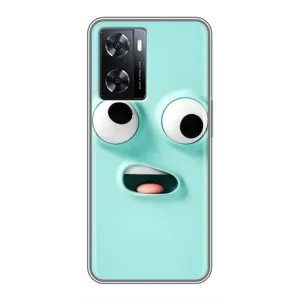 Чехол с рисунком «Забавное мятное лицо» для OPPO A77