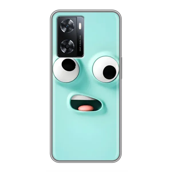 Чехол с рисунком «Забавное мятное лицо» для OPPO A77 Чехол с рисунком «Забавное мятное лицо» для OPPO A77
