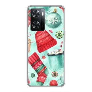 Чехол Санта Клаус для Oppo A77 (Одежда)