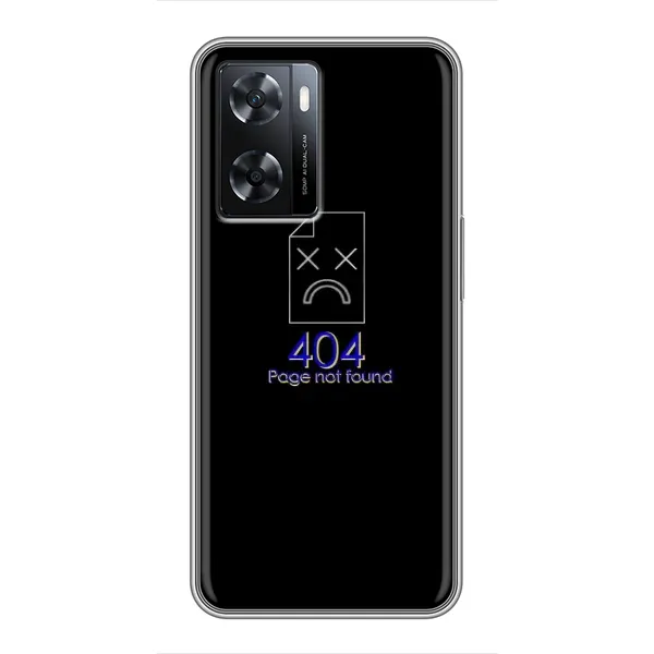 Чохол з малюнком «Помилка 404» для OPPO A77 Чохол з малюнком «Помилка 404» для OPPO A77