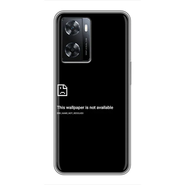Чохол з малюнком «Помилка» для OPPO A77 Чохол з малюнком «Помилка» для OPPO A77