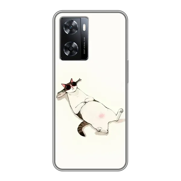 Чехол с рисунком «Отдых» для OPPO A77 Чехол с рисунком «Отдых» для OPPO A77