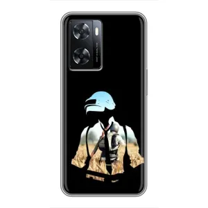 Чохол з картинкою "Герой Pubg" на Oppo A77 (Пубг мен)