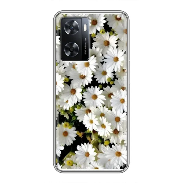Чехол с рисунком «Рамка в ромашках» для OPPO A77 Чехол с рисунком «Рамка в ромашках» для OPPO A77