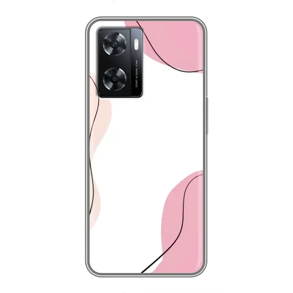 Чехол с рисунком «Розовый фон» для OPPO A77 Чехол с рисунком «Розовый фон» для OPPO A77