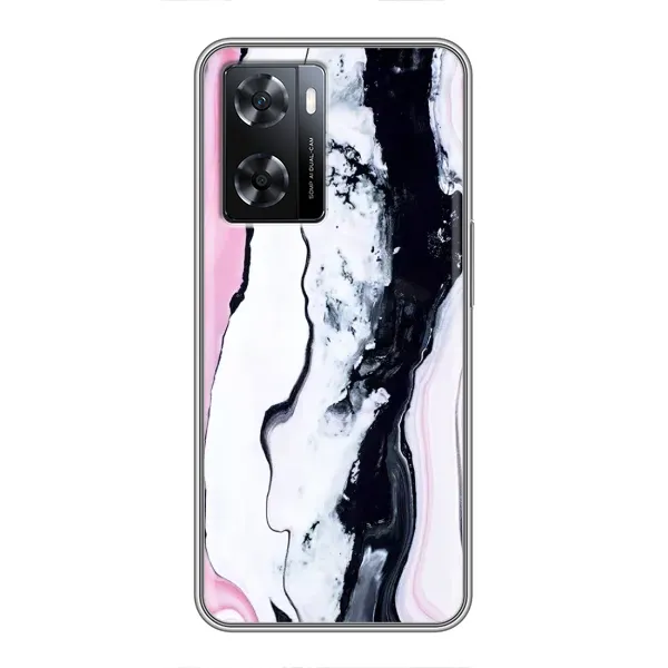 Чехол с рисунком «Розовый мрамор» для OPPO A77 Чехол с рисунком «Розовый мрамор» для OPPO A77