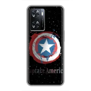 Чохол с Щітом Капітана Америки на Oppo A77 (Щит Капітана)