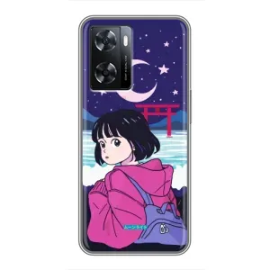 Чехол с персонажами АНИМЕ на Oppo A77 (Синобу Миякэ)
