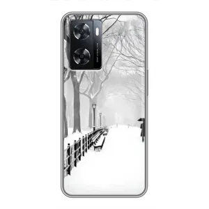 Чехлы на Новый Год Oppo A77 (Снегом замело)