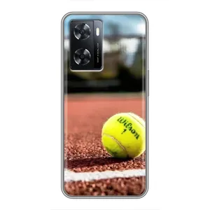 Чохли з прінтом Спортивна тематика для Oppo A77 (Тенісний корт)
