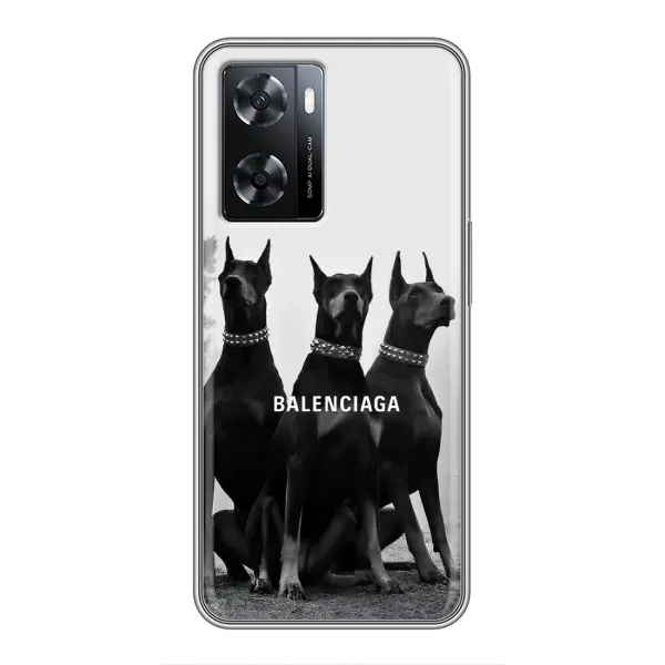 Чехол с рисунком «Три добермана» для OPPO A77