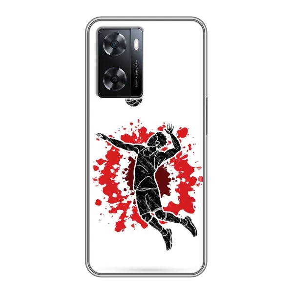 Чехол с рисунком «Волейболист» для OPPO A77 Чехол с рисунком «Волейболист» для OPPO A77