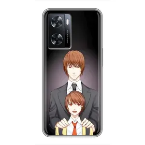 Чехол с персонажами АНИМЕ на Oppo A77 (Ягами вырос)