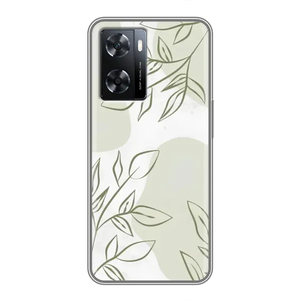 Чехол с рисунком «Зелёный дизайн» для OPPO A77 Чехол с рисунком «Зелёный дизайн» для OPPO A77
