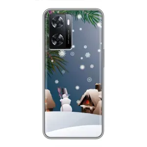Чехлы на Новый Год Oppo A77 (Зима)