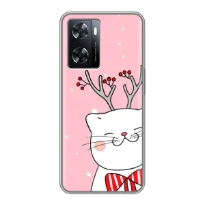 Чохол на тематику: Коти для OPPO A77 (Зимовий кіт)