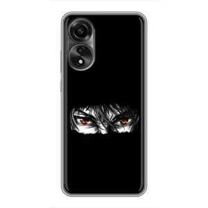 Силіконові чохлі з очіма Anime для Оппо А78 (4G) (Аніме очі)