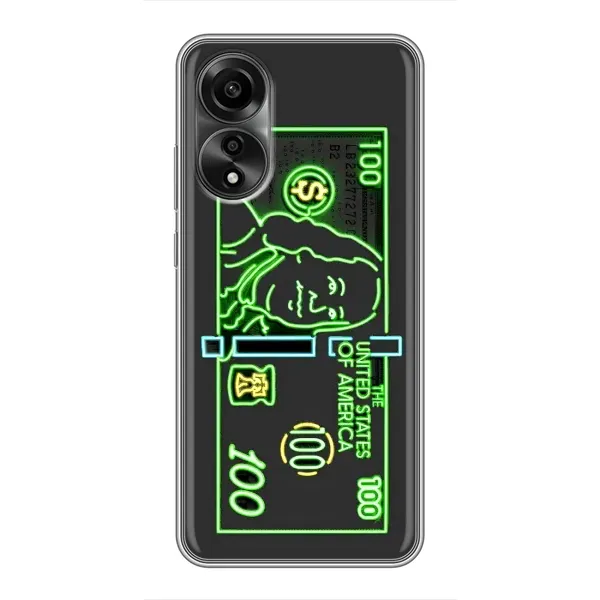Чехол с рисунком «Баксы» для OPPO A78 (4G)