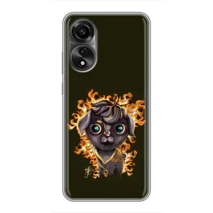 Чехлы на военную тематику для OPPO A78 (4G) (Бавовна мем)