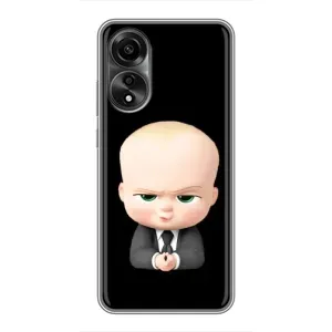 Мультяшний принт на Чохол для Оппо А78 (4G) (Бос)