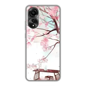 Чохол з картинкою Сакури на OPPO A78 (4G) (Чайна церемонія)