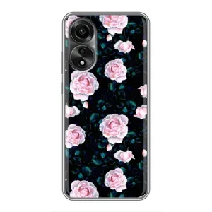 Чехол с рисунком «Чайные розы» для OPPO A78 (4G)