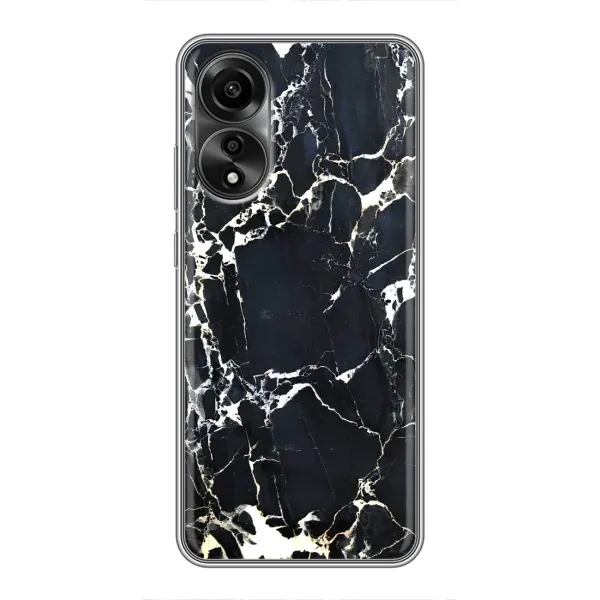 Чехол с рисунком «Чёрный мрамор» для OPPO A78 (4G) Чехол с рисунком «Чёрный мрамор» для OPPO A78 (4G)