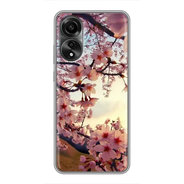 Чехол с рисунком «Цветущая сакура» для OPPO A78 (4G) Чехол с рисунком «Цветущая сакура» для OPPO A78 (4G)