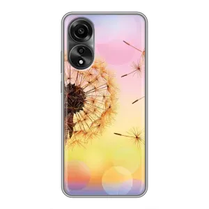 Силіконовий Чохол з кульбабками на OPPO A78 (4G) (Квітка-кульбаба)