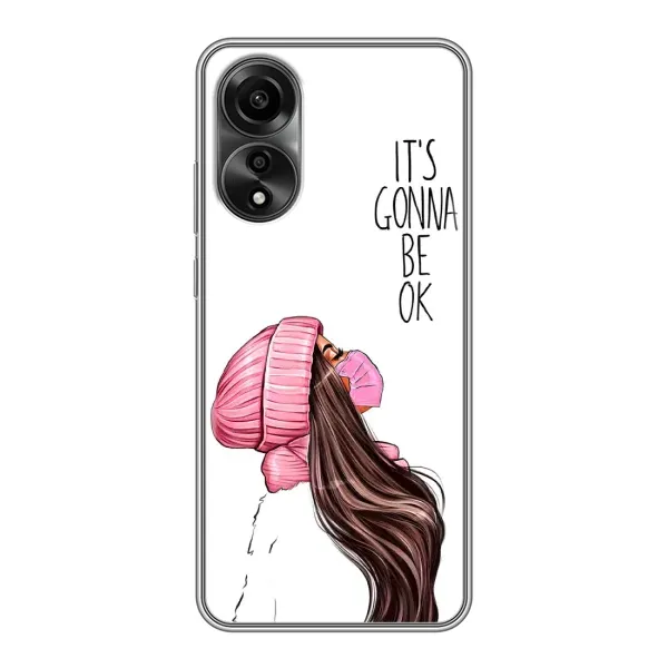 Чехол с рисунком «Девушка в маске» для OPPO A78 (4G) Чехол с рисунком «Девушка в маске» для OPPO A78 (4G)