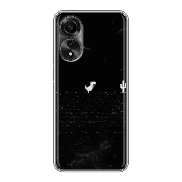 Чехол с рисунком «Динозаврик» для OPPO A78 (4G) Чехол с рисунком «Динозаврик» для OPPO A78 (4G)