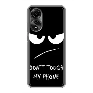 Чохол з прикольним текстом на OPPO A78 (4G) (Dont)