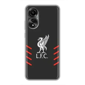 Силиконовые Чехлы принт Футбол на OPPO A78 (4G) (Эмблема Liverpool)